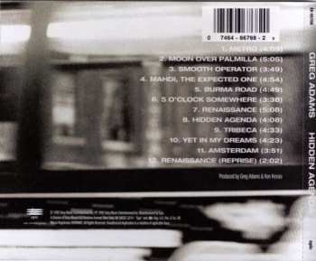 CD Greg Adams: Hidden Agenda
