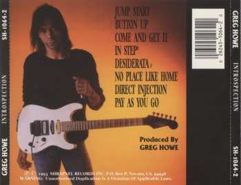 CD Greg Howe: Introspection