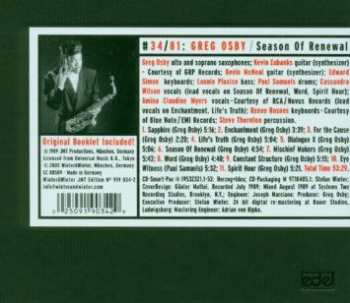 CD Greg Osby: Season Of Renewal