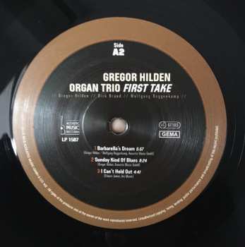 2LP Gregor Hilden Organ Trio: First Take
