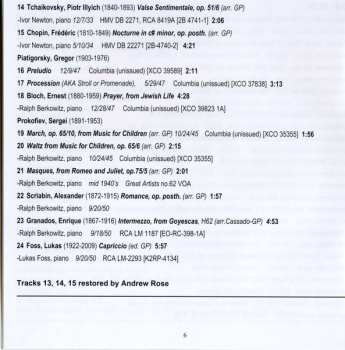 6CD/DVD/Dobozkészlet Gregor Piatigorsky: The Art Of  (Rare 78s Unissued Studio Recordings, Public Performances And Broadcasts)