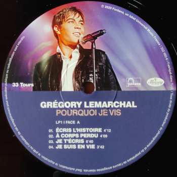 2LP Grégory Lemarchal: Pourquoi Je Vis
