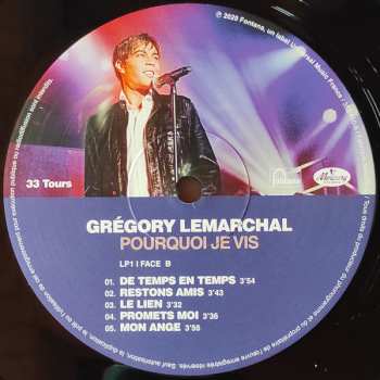 2LP Grégory Lemarchal: Pourquoi Je Vis