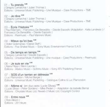 CD Grégory Lemarchal: Rêves