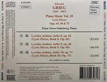 CD Edvard Grieg: Piano Music Vol. 10