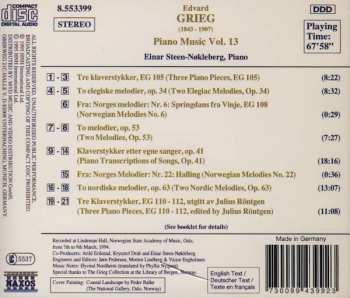 CD Edvard Grieg: Piano Music Vol. 13