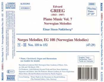 CD Edvard Grieg: Piano Music Vol. 7