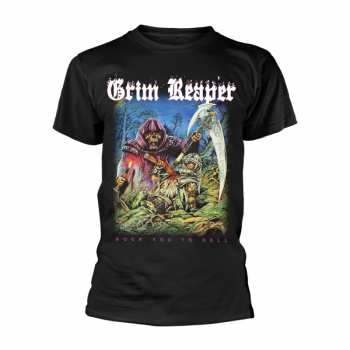 Merch Grim Reaper: Póló Rock You To Hell
