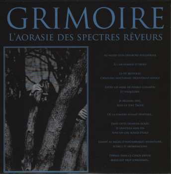 CD Grimoire: L'Aorasie Des Spectres Rêveurs LTD