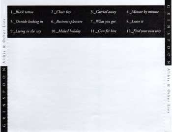 CD Grinspoon: Alibis & Other Lies