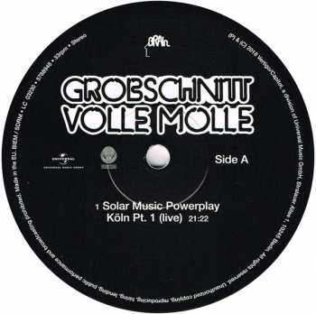 2LP Grobschnitt: Volle Molle CLR