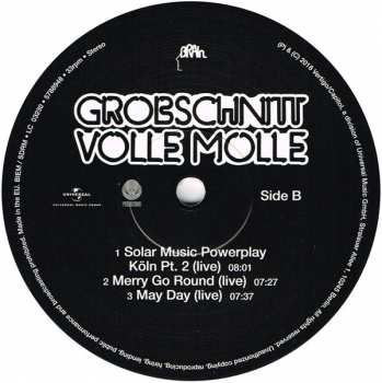 2LP Grobschnitt: Volle Molle CLR