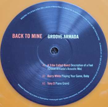 2LP Groove Armada: Back To Mine CLR