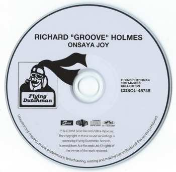 CD Richard "Groove" Holmes: Onsaya Joy