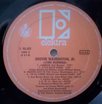 LP Grover Washington, Jr.: Come Morning