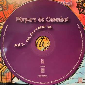 CD Púrpura de Cascabel: Así 3… con, sin y a pesar de…