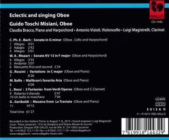 CD Guido Toschi Misiani: Eclectic And Singing Oboe