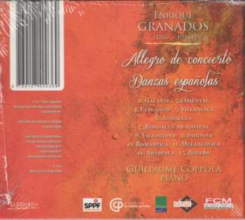 CD Enrique Granados: Danzas Españolas