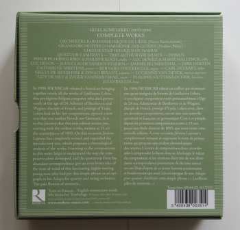 8CD/Dobozkészlet Guillaume Lekeu: Les Fleurs Pâles Du Souvenir... Complete Works