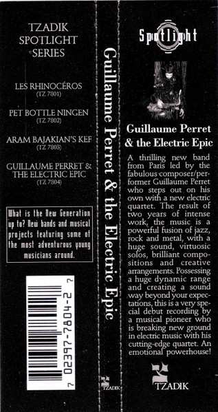 CD Guillaume Perret & The Electric Epic: Guillaume Perret & The Electric Epic