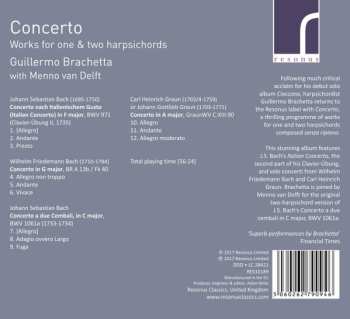 CD Guillermo Brachetta: Concerto: Works For One & Two Harpsichords