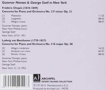 CD George Szell: Guiomar Novaes & George Szell In New York