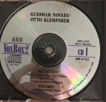 2CD Otto Klemperer: Beethoven, Chopin & Schumann Piano Concerto Encores