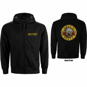 Merch Guns N' Roses: Dámská Mikina Na Zip Classic Logo Guns N' Roses  S