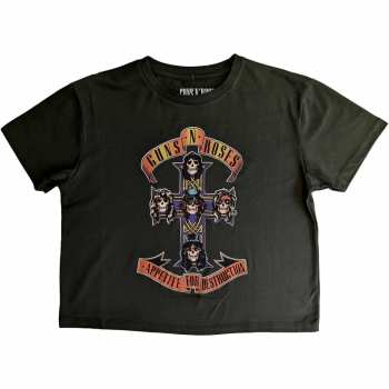 Merch Guns N' Roses: Guns N' Roses Ladies Crop Top: Appetite For Destruction (small) S