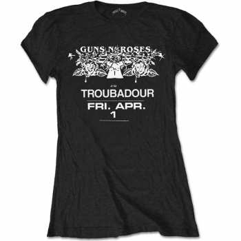 Merch Guns N' Roses: Női Póló Troubadour Flyer 
