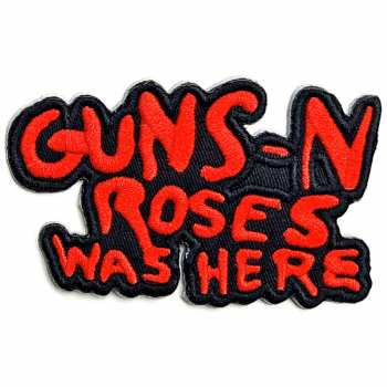 Merch Guns N' Roses: Felvarró Cut-out Was Here