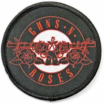Merch Guns N' Roses: Felvarró Red Circle Logo Guns N' Roses