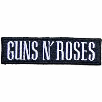 Merch Guns N' Roses: Felvarró Text Logo Guns N' Roses