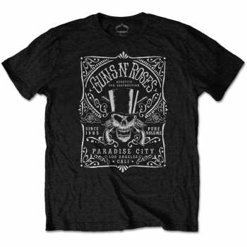 Merch Guns N' Roses: Póló Bourbon Label 