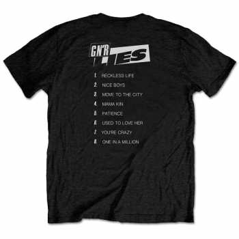 Merch Guns N' Roses: Tričko Lies Track List  S