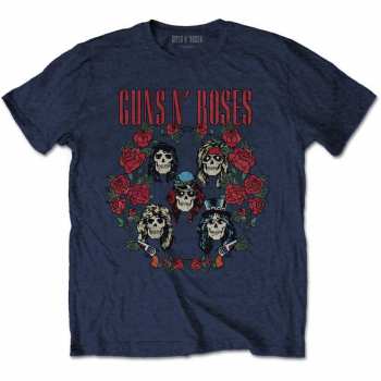 Merch Guns N' Roses: Tričko Skulls Wreath  S