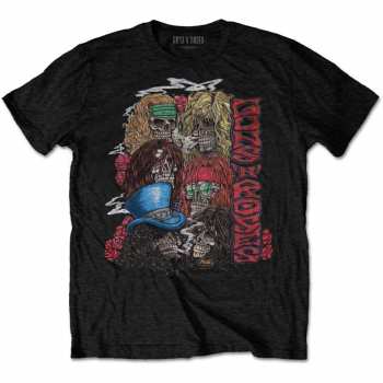 Merch Guns N' Roses: Póló Stacked Skulls 