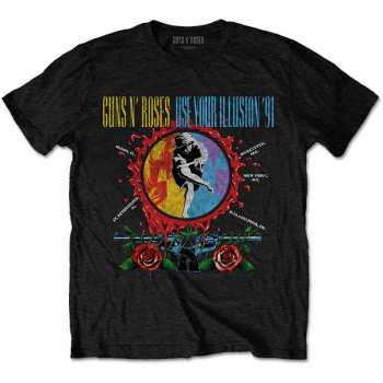 Merch Guns N' Roses: Póló Use Your Illusion Circle Splat 