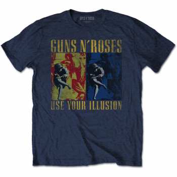 Merch Guns N' Roses: Póló Use Your Illusion Navy 
