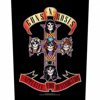 Merch Guns N' Roses: Hátfelvarró Appetite For Destruction 