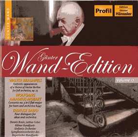 Album Wolfgang Amadeus Mozart: Günter Wand-Edition Volume 17
