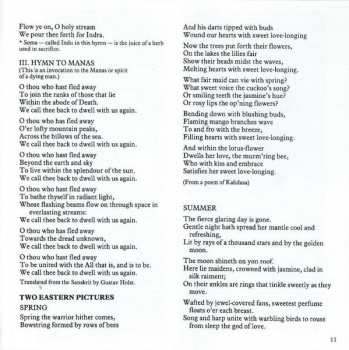CD The Royal Philharmonic Orchestra: Hymns From The Rig Veda / Two Eastern Pictures / Hymn To Dionysus PIC