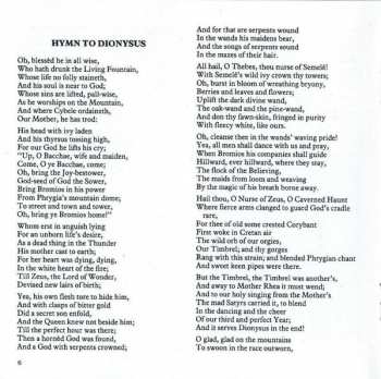 CD The Royal Philharmonic Orchestra: Hymns From The Rig Veda / Two Eastern Pictures / Hymn To Dionysus PIC