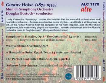 CD Gustav Holst: The Cotswolds Symphony / Walt Whitman Overture / A Hampshire Suite / The Perfect Fool / Scherzo