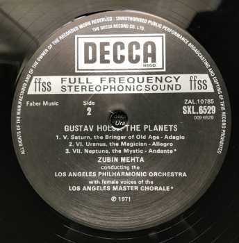 LP Los Angeles Philharmonic Orchestra: The Planets