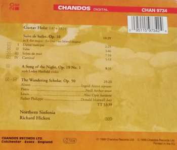 CD Gustav Holst: The Wandering Scholar · Suite de Ballet · A Song Of The Night