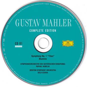 18CD/Dobozkészlet Gustav Mahler: Gustav Mahler - Complete Edition LTD