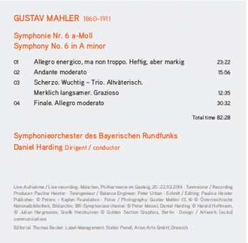 CD Gustav Mahler: Symphonie Nr. 6
