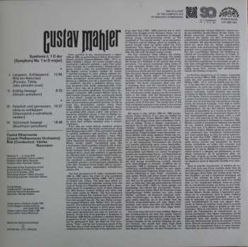 LP The Czech Philharmonic Orchestra: Symphony No˚ 1