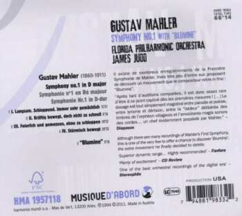 CD Gustav Mahler: Symphony No. 1 With "Blumine"